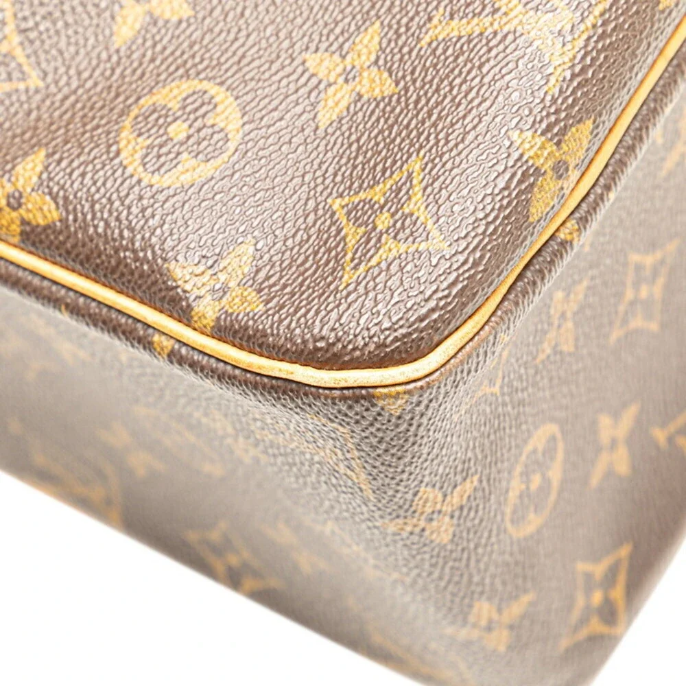 LOUIS VUITTON Brown Monogram Leather Shoulder Bag - Picture 7 of 12